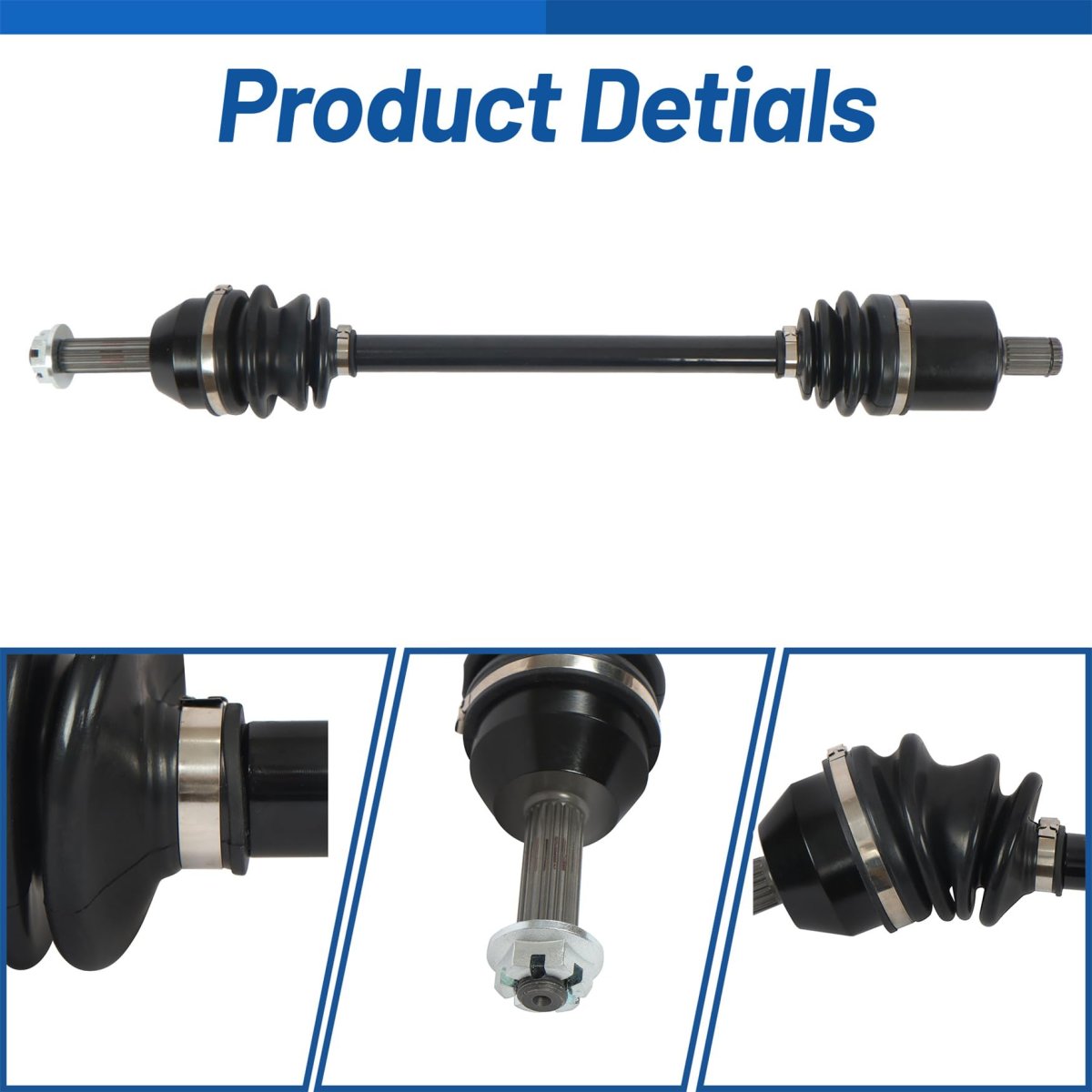 Front Left Or Right Cv Axle Replacement For Polaris Ranger 500 570 Fits 2017 To 2023 Replaces Part Numbers And