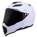 Woljay Dual Sport Off Road Motorcycle Helmet Dirt Bike Atv D O T Certified S White