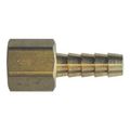 Interstate Pneumatics Ff46 1 4 Inch Fpt X 3 8 Female Barb Connector Adapter 