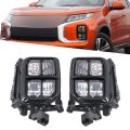 Fog Lights Replacement For Mitsubishi Outlander Sport 2020 2024 Pair Left Driver And Right Passenger Side Front Driving Lamps 