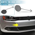 Car Front Bumper Tow Hook Cover 5c6807241 For Volkswagen Jetta 2012-2014 Eye Lid Trailer Cap Gray