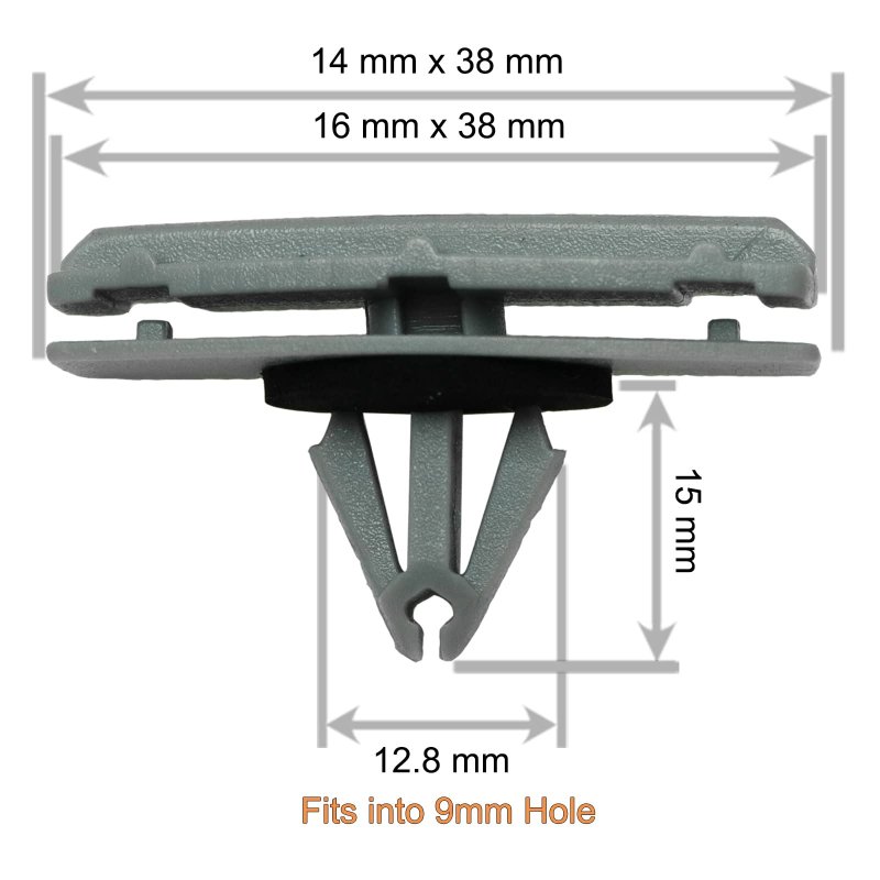 Woodzdon 20 Sets Fender Flare Moulding Clips And Rocker Panel Bumper Fascia For Chrysler 55156429aa 55157055aa Jeep Liberty