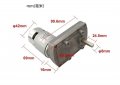 High Torque Gear Motor 775 Dc All Metal L-type 12v Micro Slow Speed 24v Color Size 15rpm