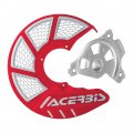 X-brake Vented Front Disc Cover With Mounting Kit Red White For Honda Crf250r 2004-2018 