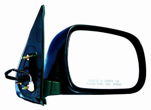 Power Mirror Passenger Side Rh For Toyota Tacoma 2005 To 2011 Polished Finish Door Mount Model 312-5411r3eb
