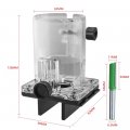 Trim Router Fixed Trimming Machine 2 In 1 Slotting Bracket Invisible Fasteners Wardrobe Cupboard Panel Punch Locator