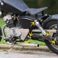 Uxcell 4 Pcs M6 Motorcycle Sportbike Fairing Bolts Kit Fastener Clips Screws Black