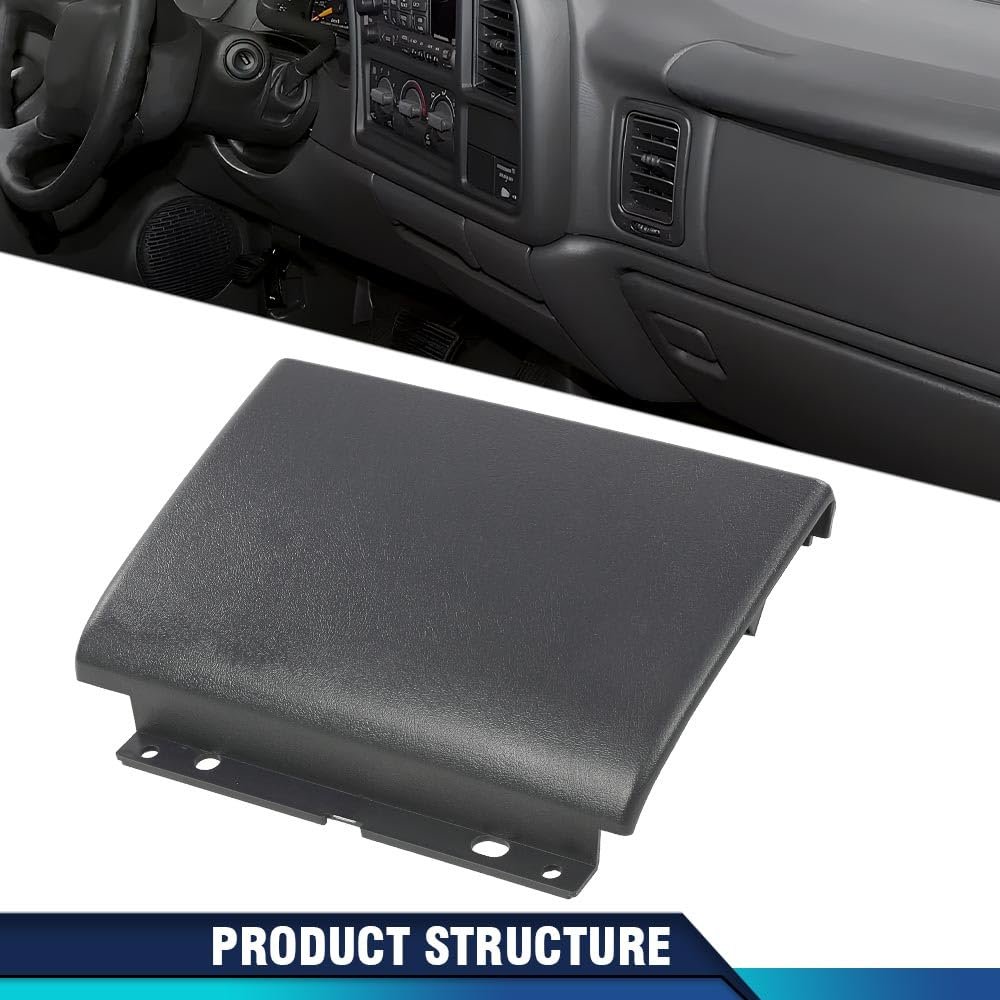 Dash Cup Holder Delete Panel Trim For 1999-2002 Chevy Silverado Sierra Dark Gray