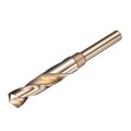 18 5mm Drill Bit 1 2 Reduced Shank Round M2 High-speed Steel Twist Gold Finish 135a Bits For Hard Metal Stainless 