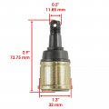 For Yamaha Bear Tracker 250 2wd Yfm250x 1999 2000 2001 2002 2003 2004 Ball Joint Mod-ztf1-17108