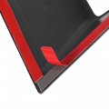 X Autohaux 1 Pair Car Rear Side Window Louvers Cover With 5 Vents Ford For Mustang 2015-2019 Black