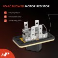 A-premium Hvac Heater Blower Motor And Resistor Assembly Compatible With Ford Vehicles F-150 2004 Cab Pickup Front Rectangular