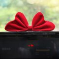 Cute Big Red Bow Car Dashboard Steering Wheel Cover Rear View Mirror Decoration Girly Accessories For Women Car-red