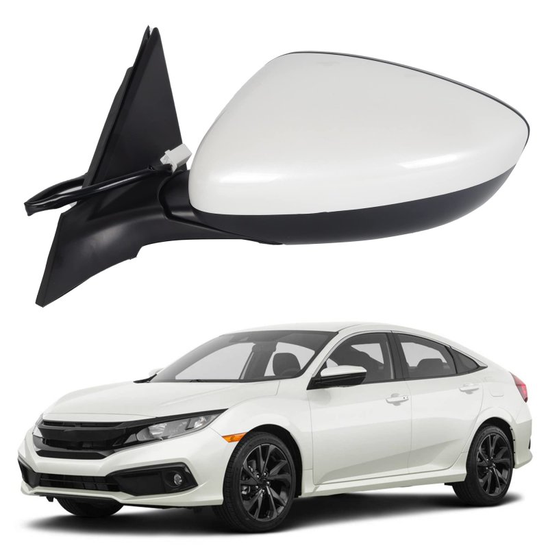 Left Driver Side Mirror For Honda Accord Lx Sport 1 5t 2018 2025 Platinum White Pearl Power Non Heated Replaces Ho1320328 76258
