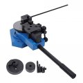 Sbg-40 Universal Heavy Duty Bender Flat Round Square Angle Bar Bending Machine Tool Stopper W Scroll 