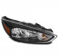 Black Headlight Headlamp Lamp Passenger Side For 2015-2018 Ford Focus S Se St 