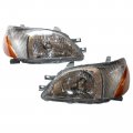 Bjtdllx Headlight Set Assembly For Toyota Echo 2000 2001 2002 Driver Passenger Side Left Right 