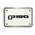 Ipick Image Made For Ford F150 2015 Up Uv Graphic White Plate Billet Aluminum 2 Inch Tow Hitch Cover