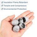Nut Protection Cap 20pcs M14x21x24mm Plastic Hexagonal Screw Dome Acorn Hex Head Bolt Covers Waterproof Decorative Caps Grey