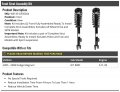 Marketplace Auto Parts Front Strut And Coil Spring Assembly Set Of 2 Compatible With 2005-2008 Dodge Magnum R T Rwd 5 7l V8