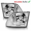 Amerilite Headlights Lighting Style Set For Ford F-150 Expedition Passenger And Driver Side