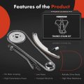 A-premium 6pcs Engine Timing Chain Kit W Sprocket More Fits Dohc 4cyl 1 6l Compatible With Mini Cooper 2002-2008 W10b16a