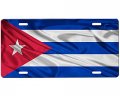Cuban Flag License Plate 