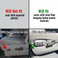 Hecasa Seat Cover Compatible With 2006-2008 Dodge Ram Slt 1500 2006-2009 2500 3500 Driver Left Side Bottom Cloth Gray