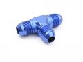 Autobahn88 Aluminum Anodized Hose End Fitting Tee An Male Flare Union An8 To Blue 