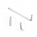 Uxcell T25 T30 Long Tamper Proof Torx Star Key Bit Wrench Set L-shape Nickel Plated