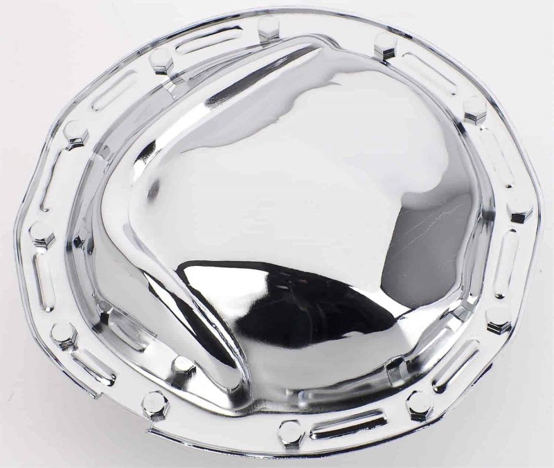 Jegs Chrome Differential Cover For Gm 8 875a 12-bolt Car Differentials 1 Per Package Includes Gasket And Bolts Fits 1965-1972
