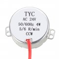 Uxcell Electric Synchron Motor Turntable Synchronous 24 Vac 5-6rpm 50-60 Hz 4w Ccw Direction For Hand-made Model Or Guide