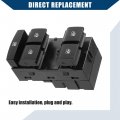 Hihaha No 95188244 Front Driver Side Door Window Switch Replacement For Chevrolet Sonic 2012-2018 Power Durable Plastic 1 Pc