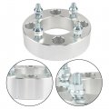 Wflnhb 2 Pcs Wheel Spacers 1 5 Inch 4 X 110mm Silver Replacement For Suzuki Honda Bombardier