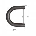 2 Pack 1 Thick Weld-on Steel D-ring Rope Hook Chain Tie Down D Ring For Trucks Trailers