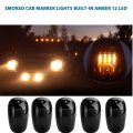 Npauto 5pcs 12 Led Smoked Amber Cab Lights Replacement For 2003-2018 Dodge Ram 1500 2500 3500 4500 5500 Roof Top Clearance