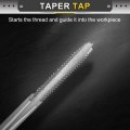 2pcs Hand Plug Tap 4-40 Unc 2b Thread Style Taps Straight Flute Screw Tapping Threading Tool High Speed Steel Hss6542