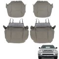 Leather Seat Cover Lean Back And Bottom 4pcs Gray Driver Passenger Replacement For 2003-2009 4runner Sport Utility 4-door 
