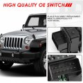 Auto Dynasty Oe Style Front Dash Mounted Master Power Window Control Switch Compatible With Jeep Wrangler Jk Unlimited 11-18