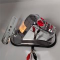 Httmt- Rear Chrome Abs Plastic Skull Turn Signal Brake Tail Light Compatible With Chopper Flstn Deluxe P N Rs058