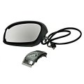 03-10 Beetle Left Driver Mirror Power Non-painted Black W Heat Signal O Base 