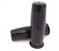 Gt Style Barrel Grips Black 7 8 Bars Cafe Racer Bobber Tracker Chopper 
