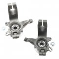 Pair Steering Knuckles Wheel Hub Assembly Front Left Right Lh Rh For 2006 2007 2008 2009 2010 2011 Ford Focus 698-406 698-407 