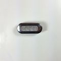 2 New 3 X1 25 Blue Led Oblong Courtesy Lights Stainless Steel Trim Marine Boat 12v 