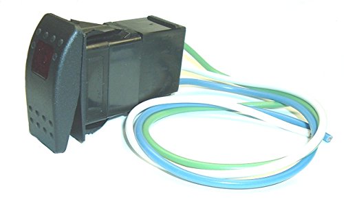 Pre Wired Rocker Switch Socket Wiring Harness With 11 In Leads 20a Current Rating For Automotive And Marine Panel Mount 1 Pack