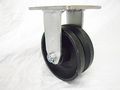 5 X 2 Swivel Caster 7 8 V-groove Iron Steel Wheel And Rigid 900 Lbs Each