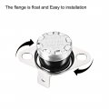 Uxcell Ksd301 Thermostat 40a 104a F 10a Normally Closed N C Adjust Snap Disc Temperature Switch For Microwave Oven Coffee Maker