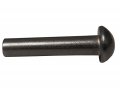 3 16 Diameter X 5 8 Length Solid Steel Round Head Rivet Plain Finish Pack Of 1 2 Pound Approximately 68 Pieces 