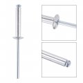 Uxcell Blind Rivets Aluminum Pull Core Decoration 4mm Diameter 25mm Grip Length Silver Tone 120pcs