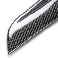 V-style Rear Car Trunk Lid Spoiler Wing Compatible With Q60 Coupe 2017-2022 Glossy Black Real Carbon Fiber